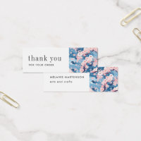 Artista Produto Sakura Blossom Cartões de agradeci