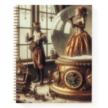 Artistas do Globo de Neve Vitoriano Steampunk