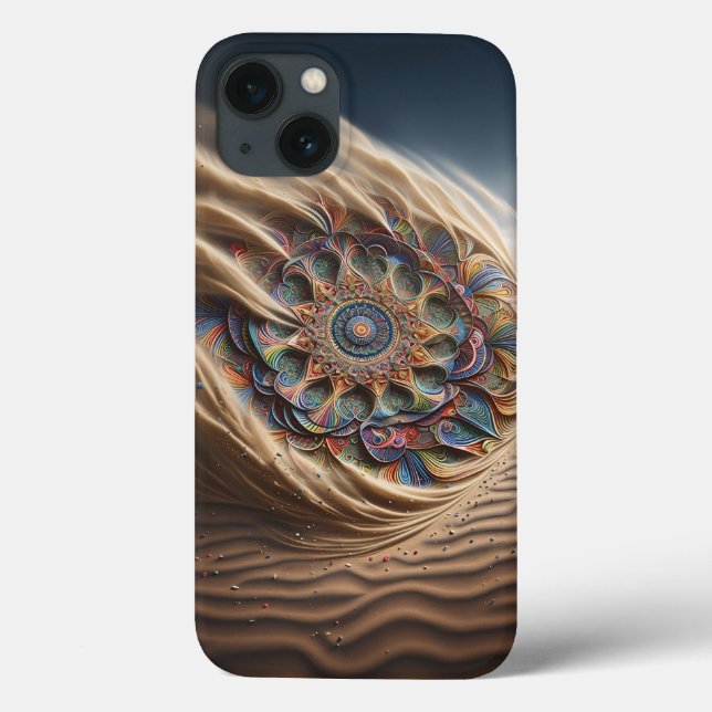 Artistic Desert Wind Floral Phone Case - Vibrant  (Verso)