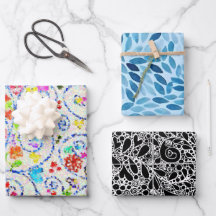 Artistic Mix & Match Wrapping Paper Set