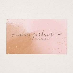 Artístico Terracotta Dourado Splatter Watercolor