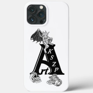 ArtKSZP Logo with Golem and Skull