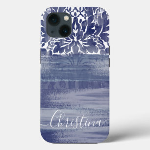 Artraçados Azuis e Brancos Exclusivos do Damask 