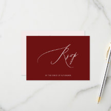 ArtsApp Elegante Resposta Burgundy Luxuosa Caligra
