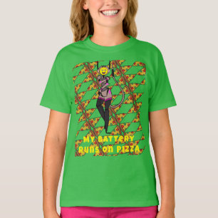 Artsy Pizza Robot Cute T-Shirt