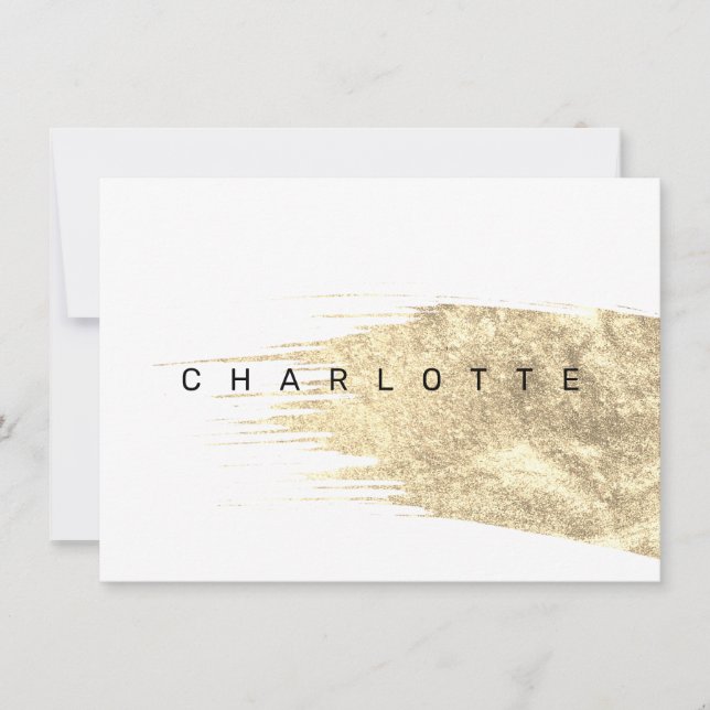 ARTY | Cartão de nascimento artístico colorido (Frente)