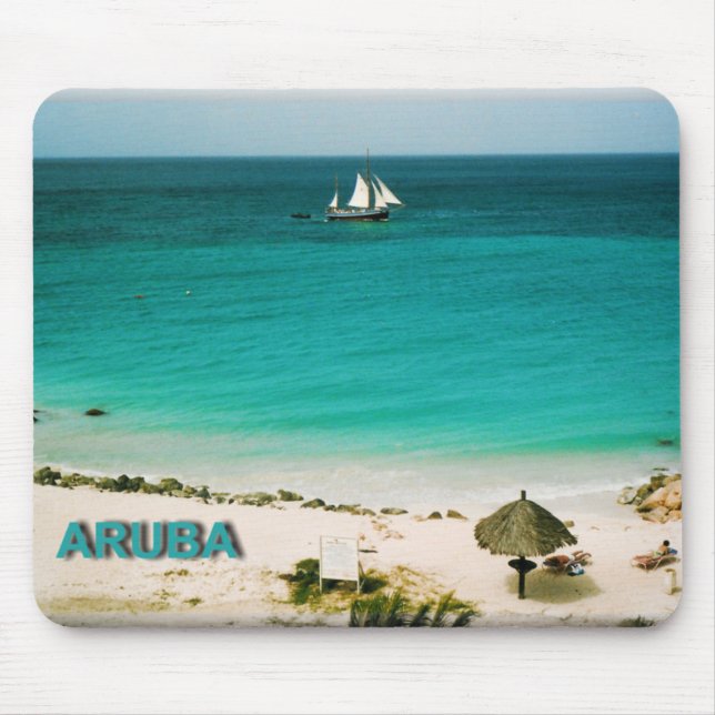 Aruba_beach Mousepad (Frente)