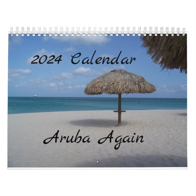 Aruba novamente Calendário 2024 (Capa)