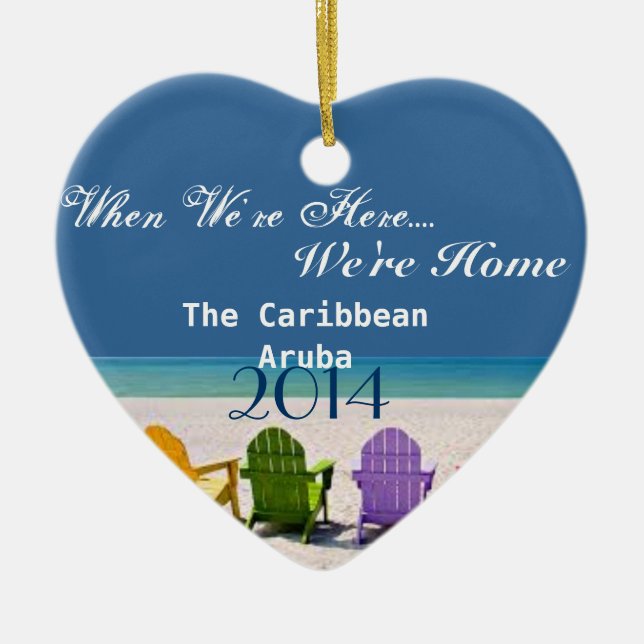 ARUBA, O ORNAMENTO DAS CARAÍBAS DO PRESENTE DO (Frente)