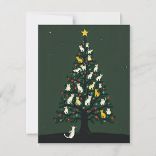Árvore Catma - O Cartões de natal Puro