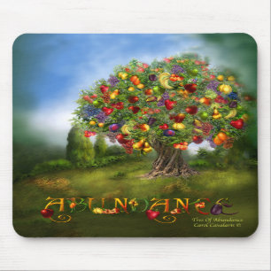 Árvore da arte Mousepad da abundância