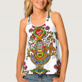 Árvore da camisola de alças inoperante do tatuagem