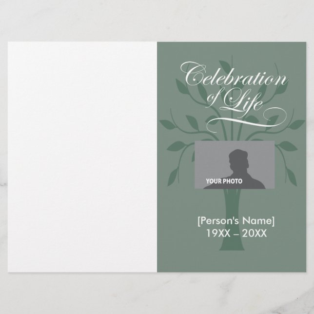 Árvore da celebração do programa do memorial da (Frente)