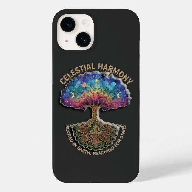 Árvore da Harmonia Celestial | Mandala de Meditaçã (Verso)