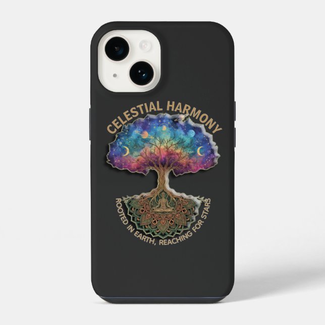 Árvore da Harmonia Celestial | Mandala de Meditaçã (Verso)