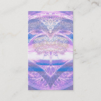 Árvore da vida com Cartão de visita de coração