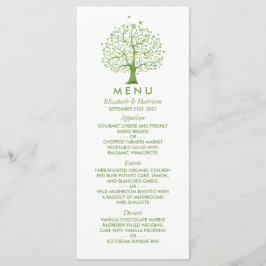 Árvore da Vida, Menu de Casamento Elegante