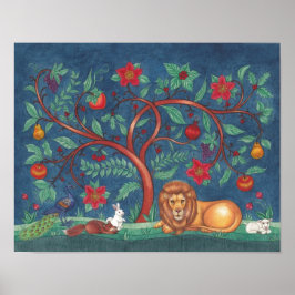 Árvore da vida Poster ~ O leão e a lâmpada