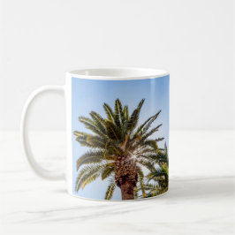 Árvore de 4024 palmas com caneca de café sunburst
