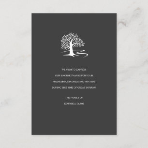 Árvore de cartões de agradecimentos da simpatia 