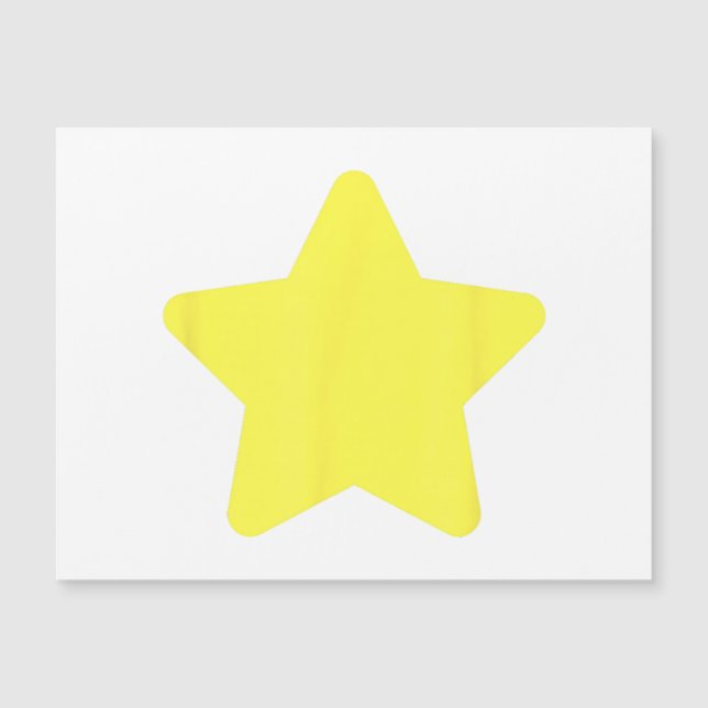 Árvore de estrela amarela Feliz Natal (Frente)