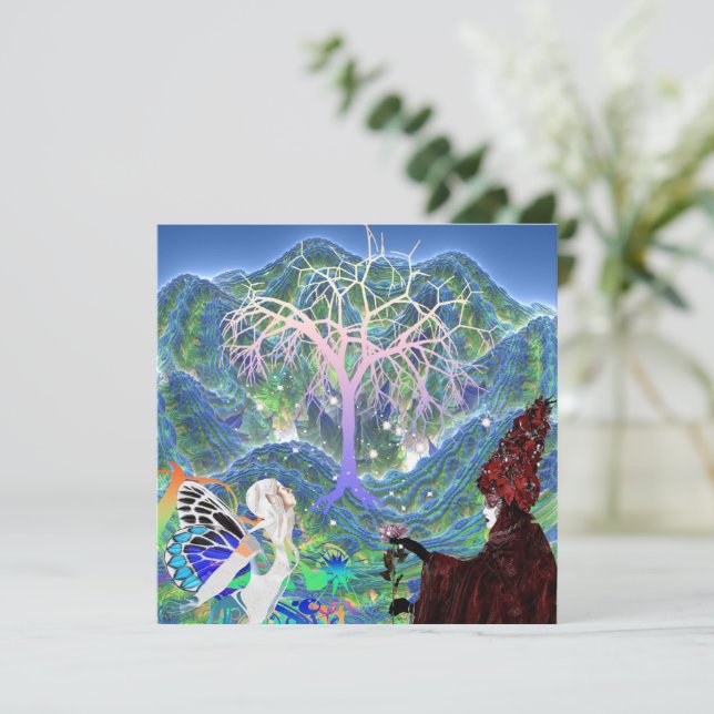 Árvore de estrelas mágicas (Em pé/Frente)