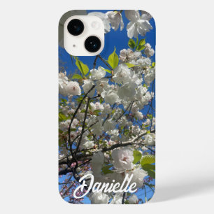 árvore de flor de cerejeira branca