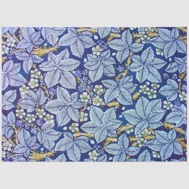 Árvore de framboesa, William Morris, Papel Tecido (Frente )