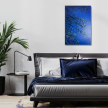 Árvore de gelo azul abstrato