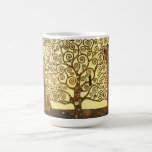 Árvore de Gustavo Klimt da caneca da vida<br><div class="desc">Árvore de Gustavo Klimt da caneca da vida. Uma pintura simbólica da fase dourada de Gustavo Klimt terminada em 1909. Um grande presente para fãs do nouveau da arte,  Gustavo Klimt,  e a pintura simbólica.</div>