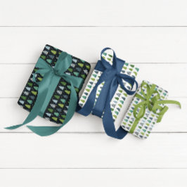 Árvore de Natal Azul e Verde Moderno