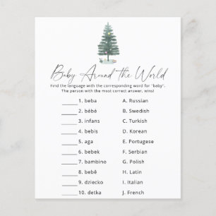 Árvore de Natal - Bebê Jogo ao redor do mundo