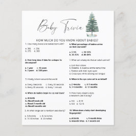 Árvore de Natal - Bebê Trivia