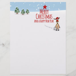 Árvore de Natal Bonita Engraçada - Cabeça-de-Letra