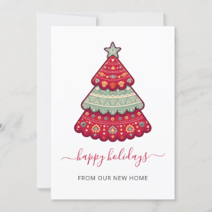 Árvore de Natal bonita Nós movemos Cartões de n