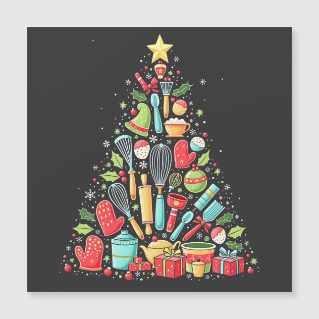 Árvore de Natal Chef de Cozinha Xmas  (Frente)