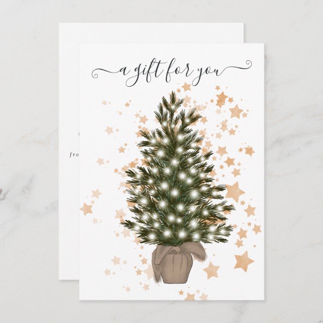 Árvore de Natal Corporativa (Frente/Verso)