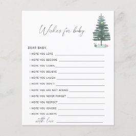 Árvore de Natal - desejos para o jogo de bebês