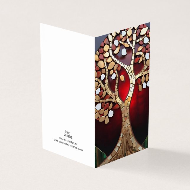 Árvore de Natal do Mosaico da vida vidro quebrado (Exterior)