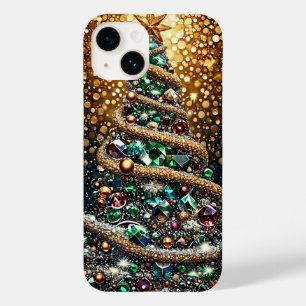 Árvore de Natal Dourada de Luxo Premium Festiva