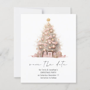 Árvore de Natal em Rose Gold com Orçamento Save th