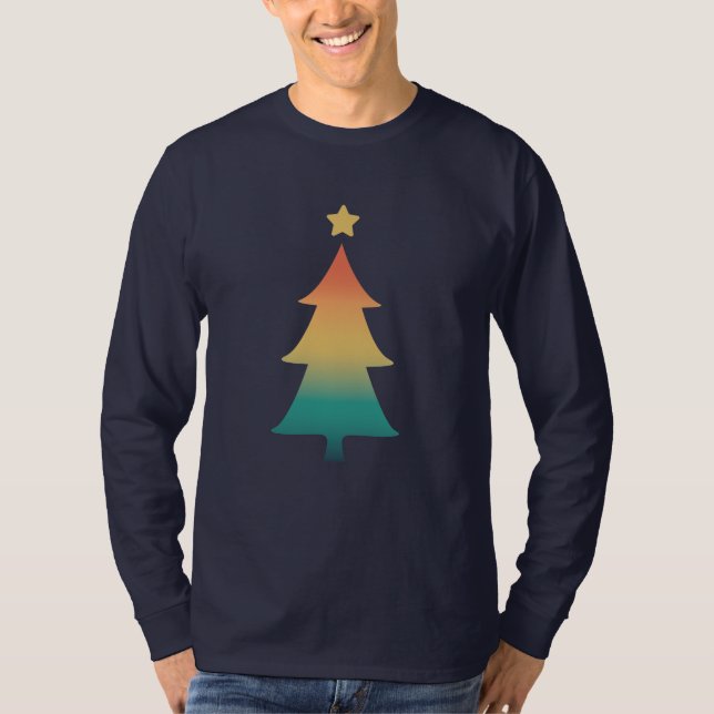Árvore de Natal em T-Shirt (Frente)