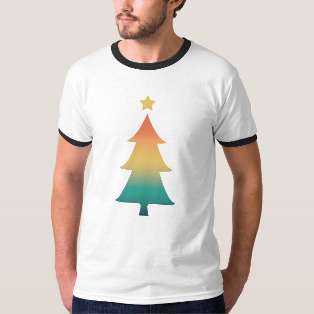 Árvore de Natal em T-Shirt (Frente)