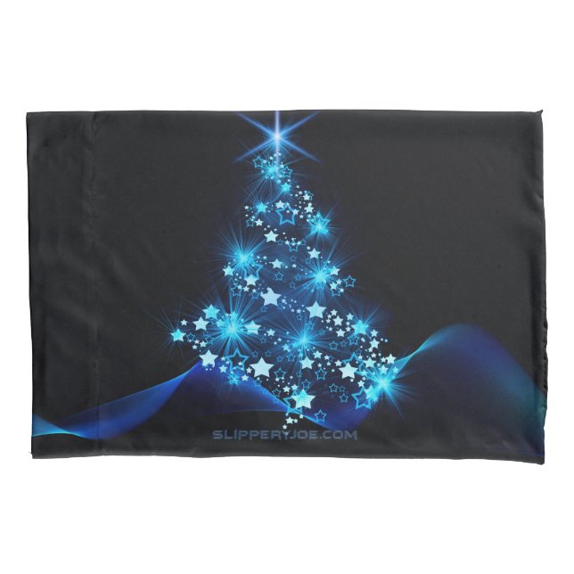 Árvore de Natal estilizada e brilhante da Slippery (Frente)