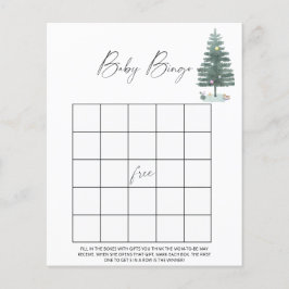 árvore de Natal - jogo de bingo para bebês