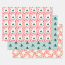 Árvore de Natal Merry Vermelho e Branco Personaliz