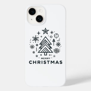 Árvore de Natal minimalista Design de Natal feliz