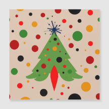 Árvore de Natal Moderna de Meados do Século Foguet