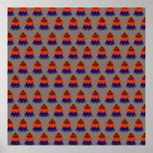 Árvore de Natal multicolor - Poster