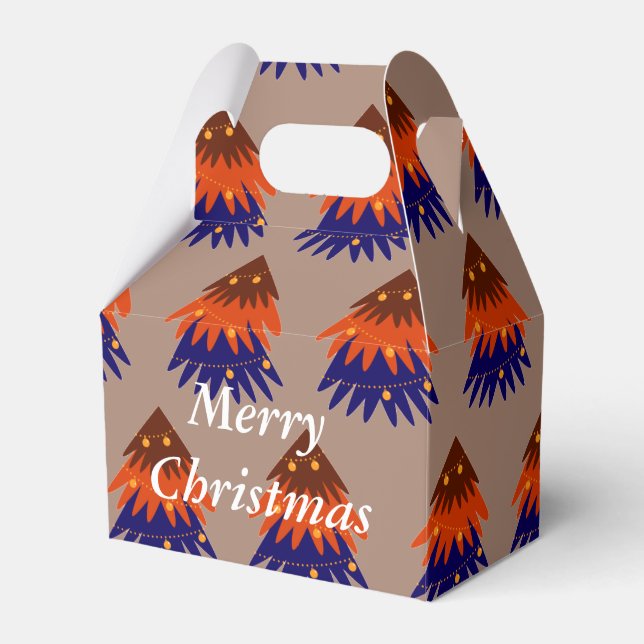 Árvore de Natal Multicolorida - Caixa de Favor (Frente)